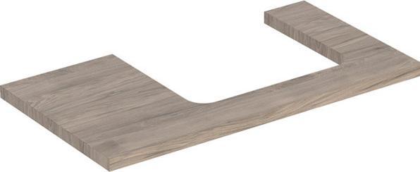 Image du produit Geberit ONE Plan de lavabo, découpe à droite, 90x3x47 cm, 505.323.00.