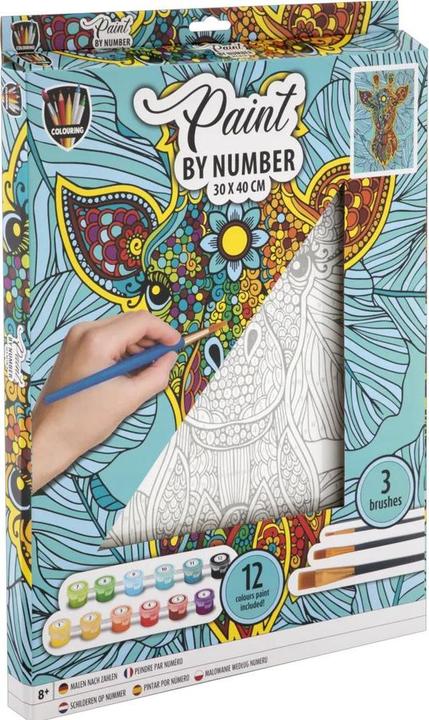 Grafix Malen nach Zahlen- Giraffe