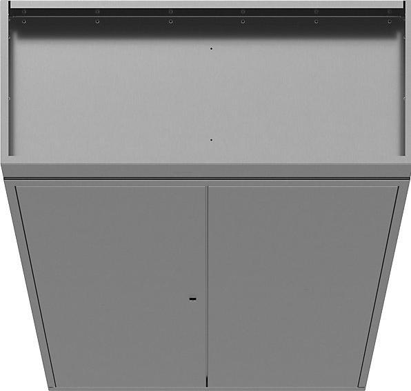 Image du produit kaiserkraft Armoire en acier inoxydable (100 cm, 195 cm)