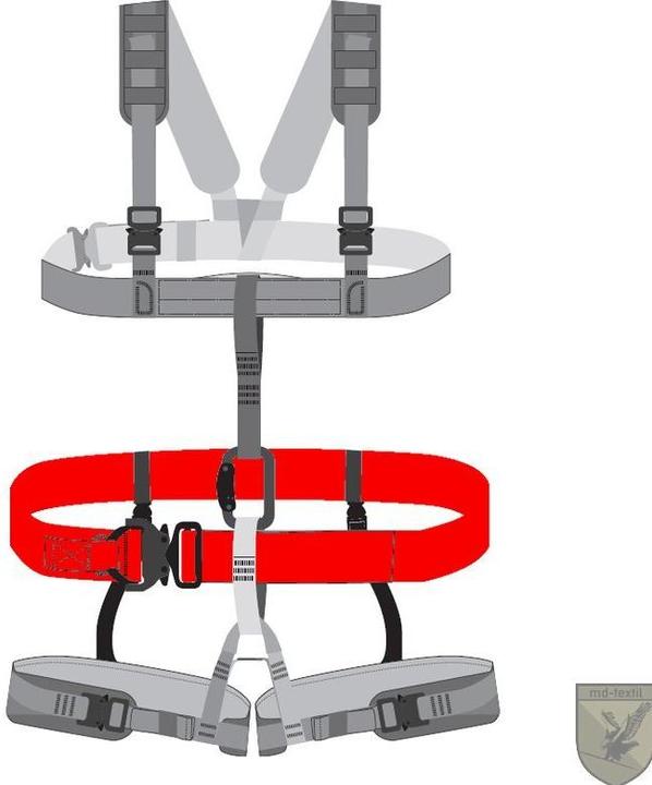 Image du produit MD Jed Belt MGS incl. raidisseur (Certifié EN358) Gris pierre Olive G3 90cm-100cm (90, 95, 100)