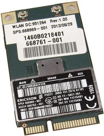 Image du produit HP H4X00AA 3G, module ADSL (Mini PCI Express)