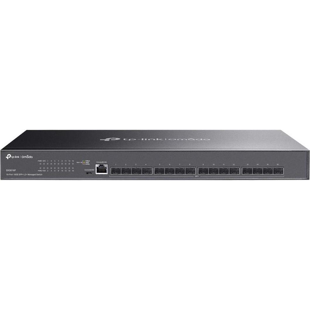 TP-Link TL-SX3016F (16 Ports), Netzwerk Switch, Schwarz
