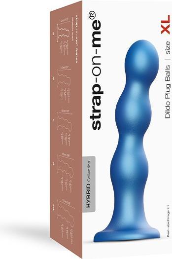 Produktbild Strap-on-me Dildo Plug Balls Metallic (XL)