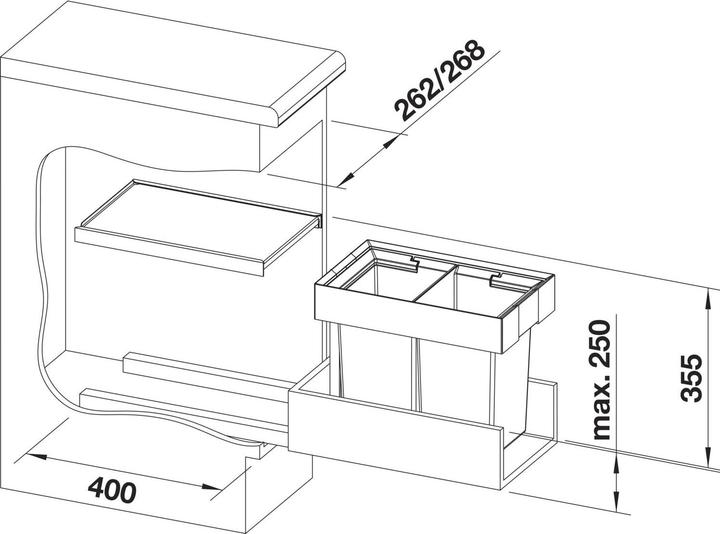 Immagine prodotto Blanco Flexon II 30/2 (16 l)
