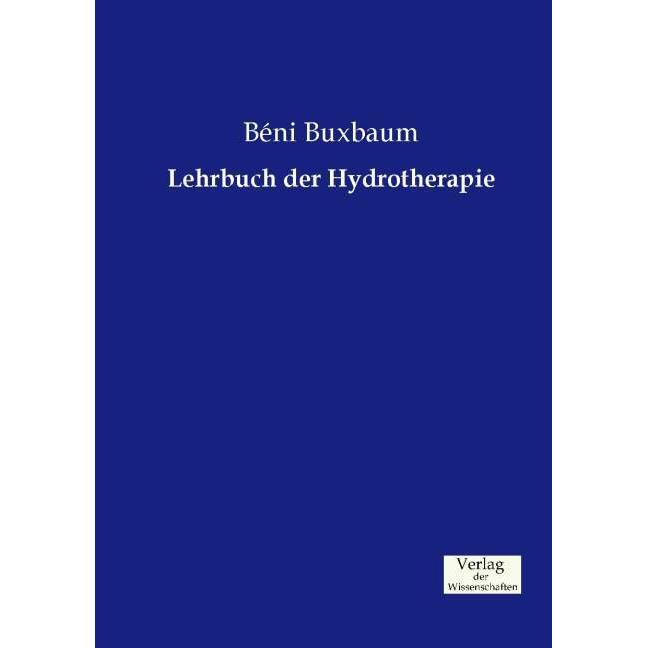 Lehrbuch der Hydrotherapie, Fachbücher
