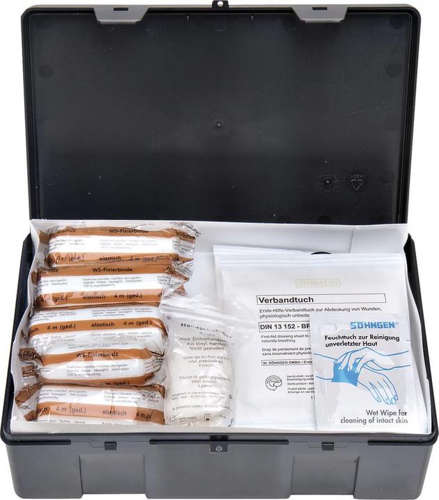 Image du produit Söhngen Boîte de premiers secours, petite KIEL L260xH160xP80ca.mm noir (Trousse de secours)