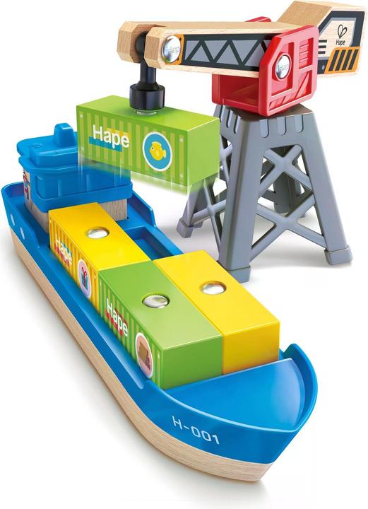 Produktbild Hape Cargo Ship + Crane