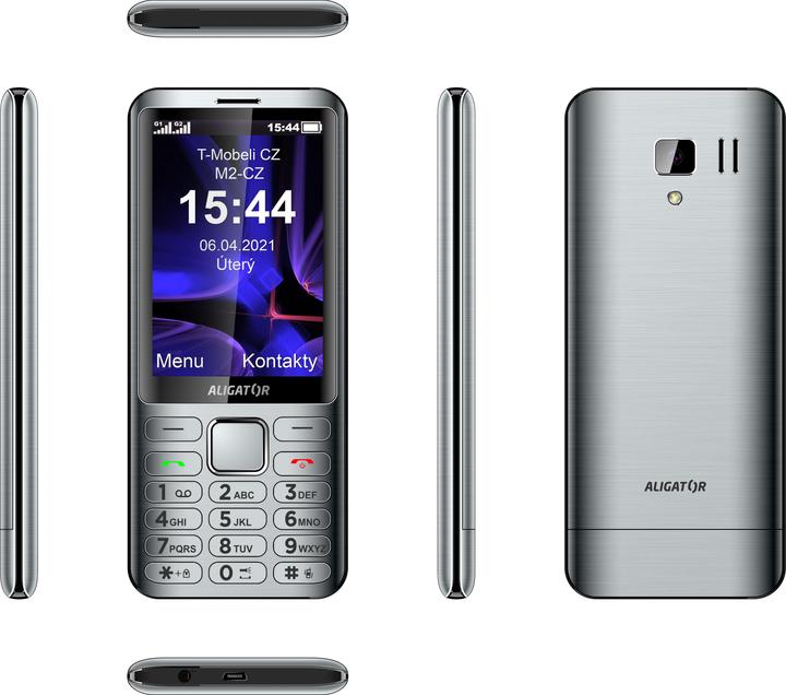 Image du produit Aligator D950 (3.5") Silver Senior phone (3.50", 2 Mpx)