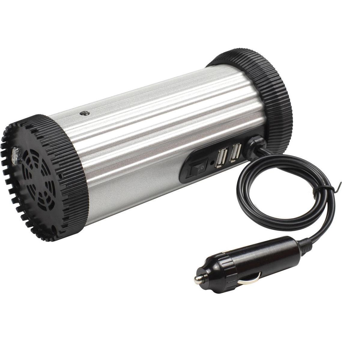 Energenie, Spannungswandler, power adapter/inverter Auto 150 W Aluminium schwarz EG-PWC150-01