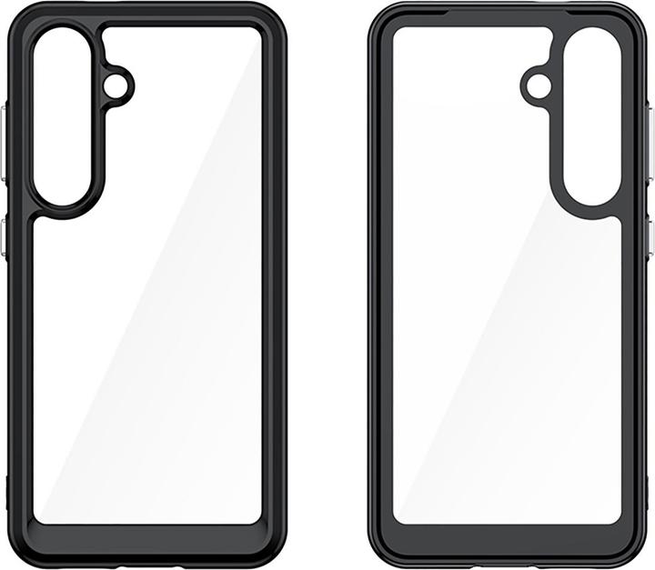 Immagine prodotto Hurtel Outer Space Case Silikonhülle mit Gelrahmen für Samsung Galaxy S25 – Schwarz (Samsung Galaxy S25)