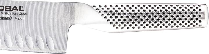 Actual product image Global G-80 Santoku knife with scallops (18 cm)