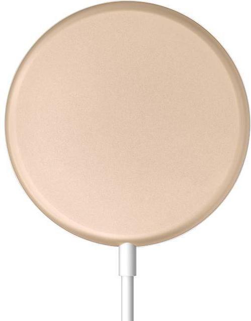 Actual product image Crong MagSpot Wireless Charger - Aluminiowa ładowarka MagSafe 15W (Gold) (15 W)