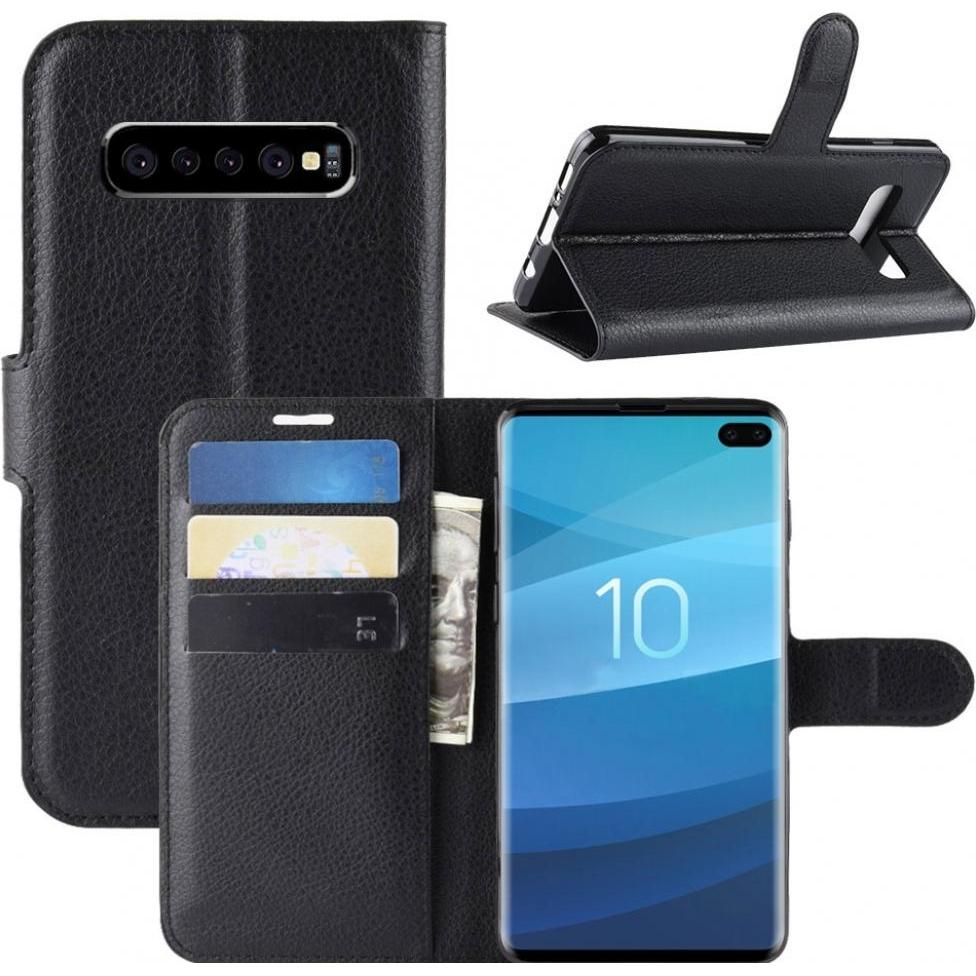 Screenguard Samsung Galaxy S10 5G Leather Guard Lederhülle (Samsung Galaxy S10 5G), Smartphone Hülle, Schwarz