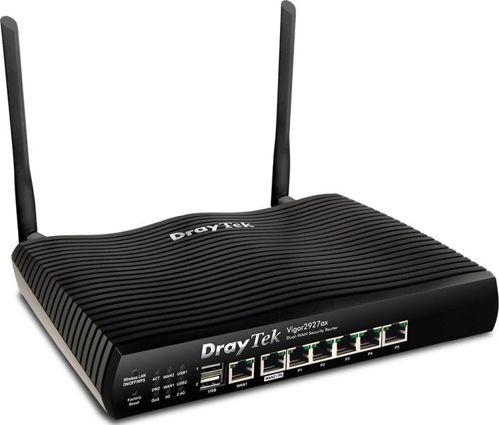 Produktbild Draytek Vigor 2927ax Dual Gigabit WAN breedband router 5 Gigabit LAN, 802.11ax wireless