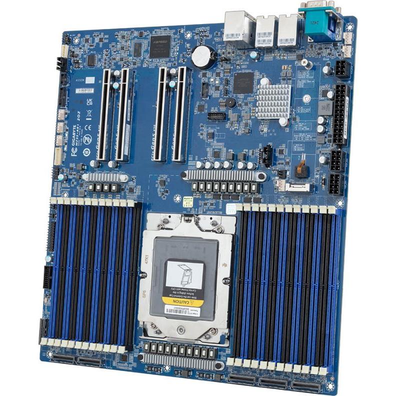 Gigabyte Mainboard MZ33-AR1 Rev. 3 E-ATX Sockel SP5 Single (SP5, E-ATX), Mainboard