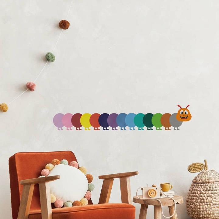Actual product image Trenddeko Colorful caterpillar (45 x 32 cm)