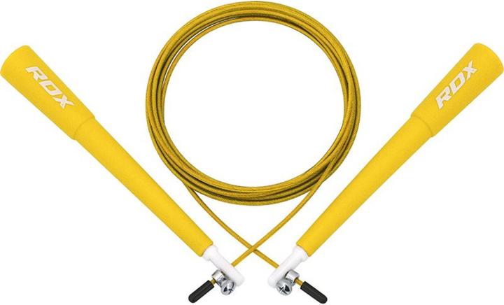 Actual product image Rdx Skipping Rope Iron C8 Yellow (304 cm)
