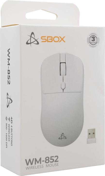 Produktbild Sbox WM-852 Weiss Drahtlos (Kabellos)