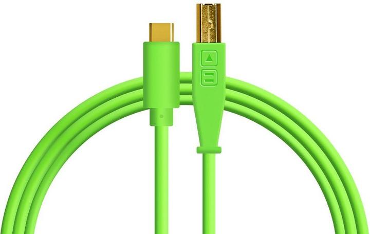 Produktbild DJTechTools Chroma Cables: USB-C neon green (1.50 m)