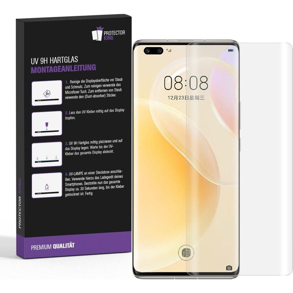 Thumbnail - Protectorking 2x UV Liquid Echtes Tempered 9H Panzerhartglas 3D KLAR (3 Stück, Huawei Nova 9 Pro), Smartphone Schutzfoli...