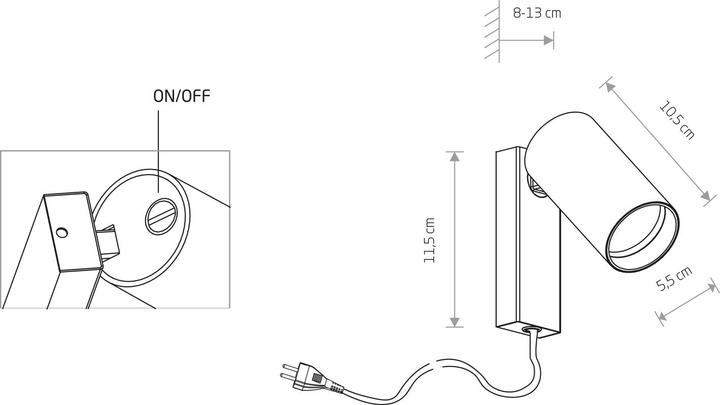 Produktbild Licht-Erlebnisse Spot Strahler Colene (GU10)