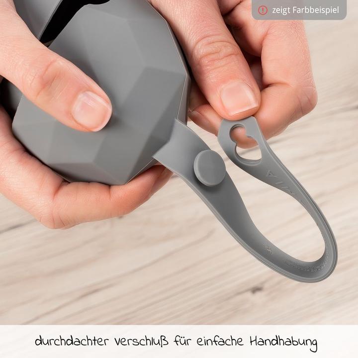 Produktbild MiaMia Schnullerboxen Silikon-Schnullerbox / Schnullerhalter - Diamant -