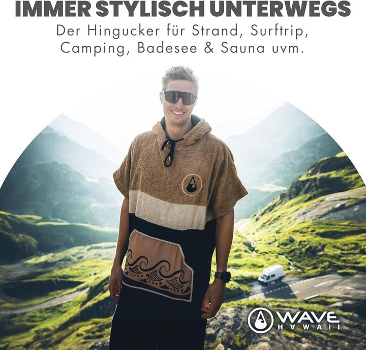 Produktbild Wave Hawaii Surfponcho aus Baumwolle