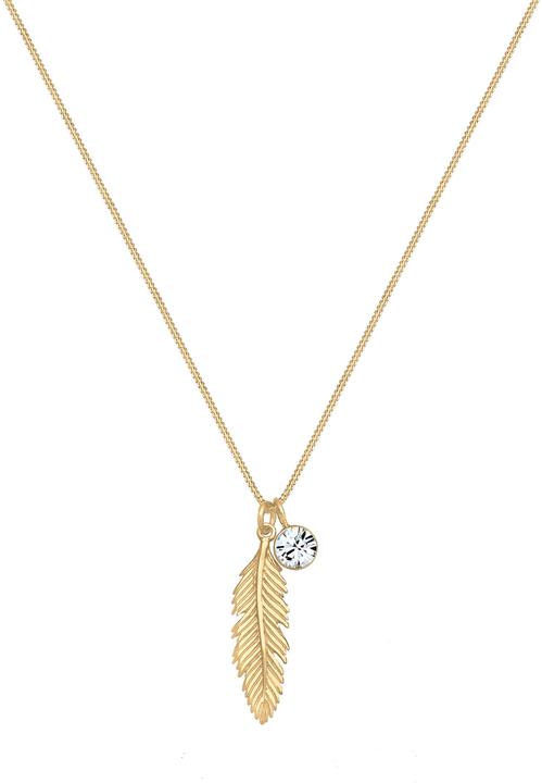 Produktbild Elli Boho, Feder (925er Sterling Silber, Glaskristall)