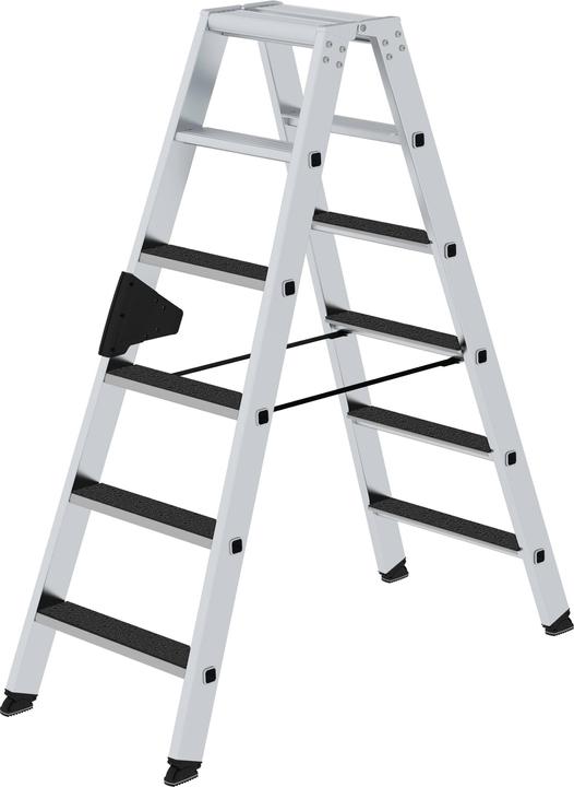 Actual product image Munk Stepladder with steps, double-sided access with clip-step R13 2x6 steps (Stepladder)