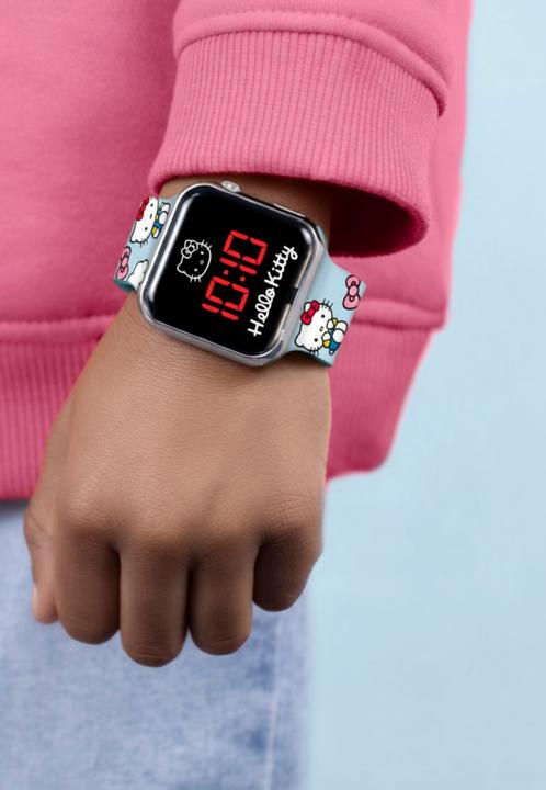 Produktbild Sanrio Hello Kitty LED-Uhr mit Bedrucktem