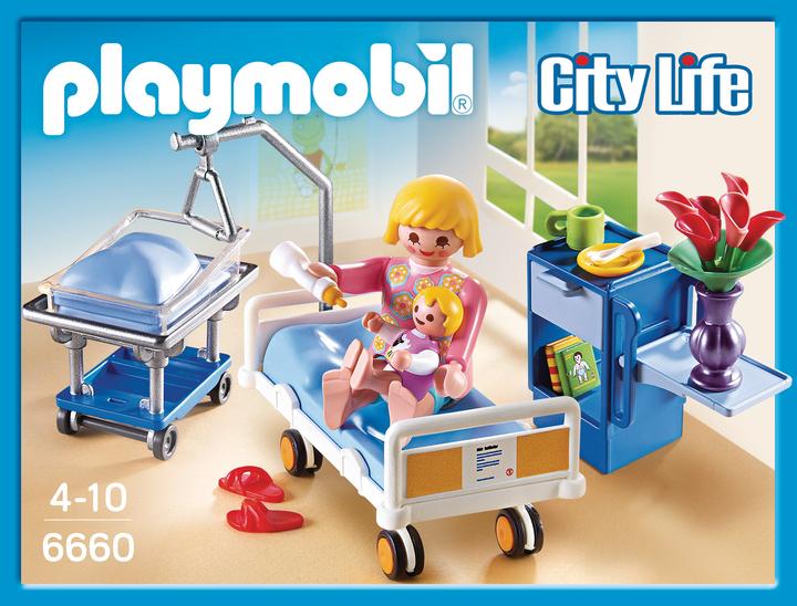 Produktbild Playmobil Krankenzimmer (6660, Playmobil City Life)