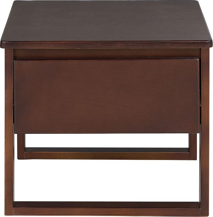 Produktbild Beliani Nachttisch Kiefernholz dunkelbraun rechteckig 41 x 50 cm GIULIA