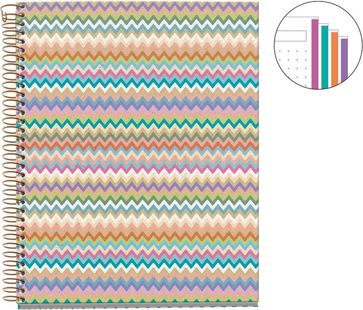 Produktbild Miquelrius Notizbuch Zickzack Mallorca FSC (A5, Speziallineatur, Harter Einband)