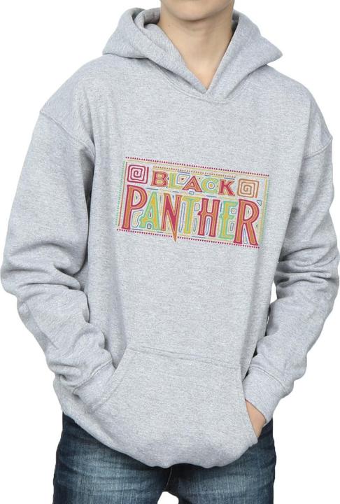 Produktbild Black Panther Tribal Logo Kapuzenpullover Jungen (140, 146)