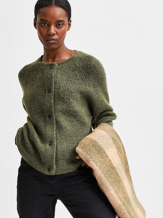 Actual product image Selected Wool mix cardigan (M)