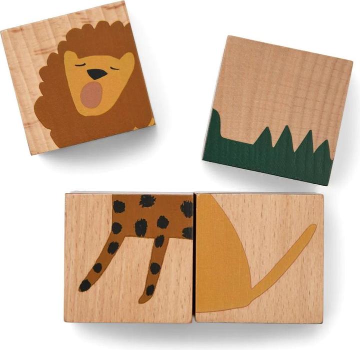 Image du produit Liewood Puzzle de blocs All Together (16 pièces)