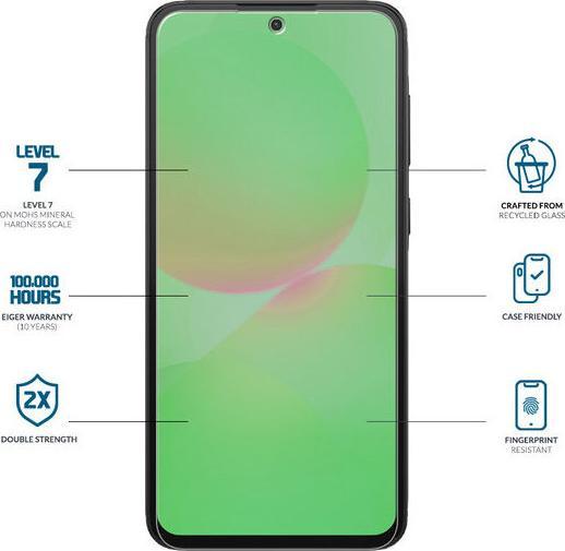 Actual product image Eiger Schutzglas 2,5D A57/S25 FE (1 pcs., Samsung Galaxy A57, Samsung Galaxy S25 FE)