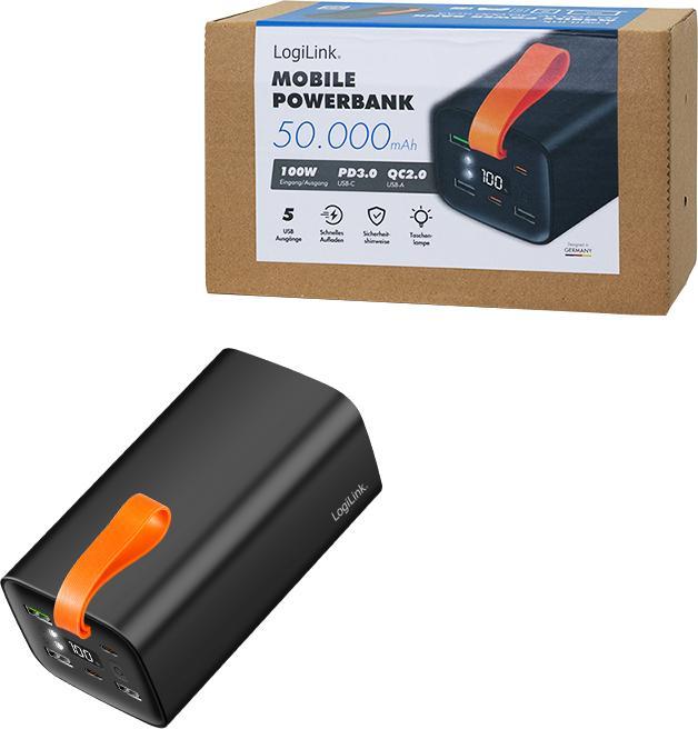 Actual product image LogiLink PA0351 (50000 mAh, 100 W, 100 Wh)