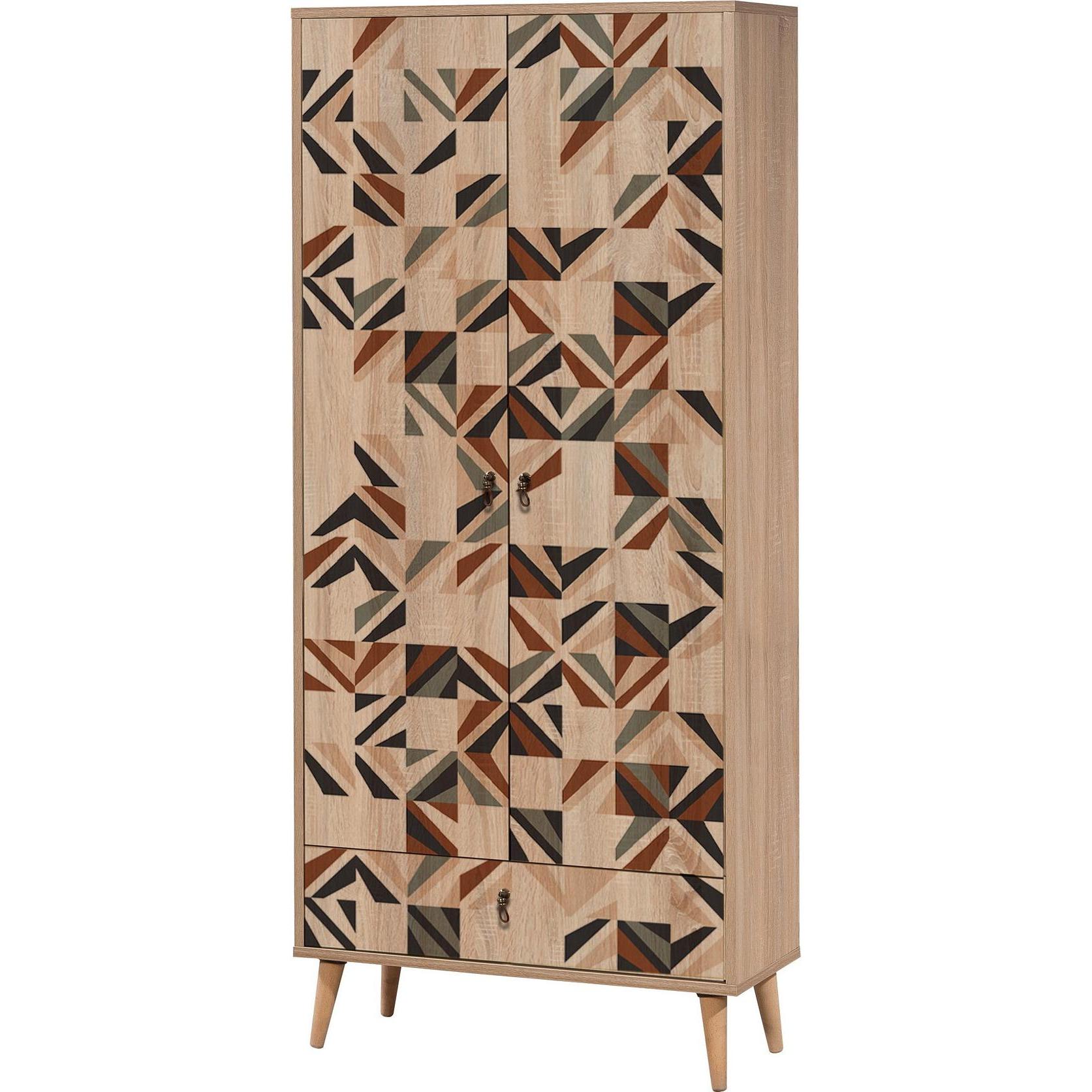 Hanah Home, Kleiderschrank, Luciano (80 x 45 x 190 cm)
