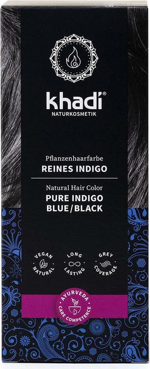 Produktbild Khadi Pflanzenhaarfarbe Reines Indigo (Indigo)