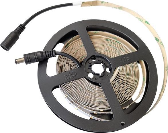 Actual product image Standart LED STRIP 4.8W/M 5M WARM WHITE IP20 12V (20.90 cm)