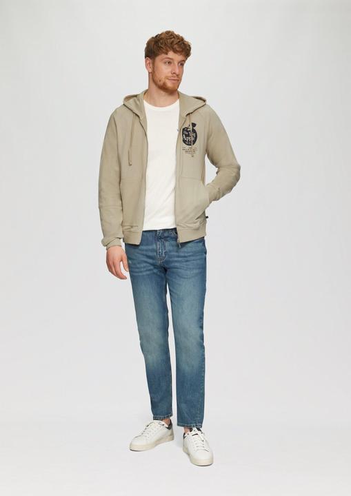 Image du produit s.Oliver Sweatshirt Jacke Leichte Sweatjacke mit Kapuze und Artwork (L, S)