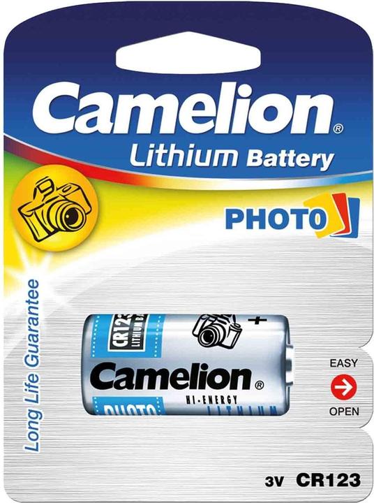 Camelion Fotobatterie CR-123A (1 Stk., CR123A, 1300 mAh)