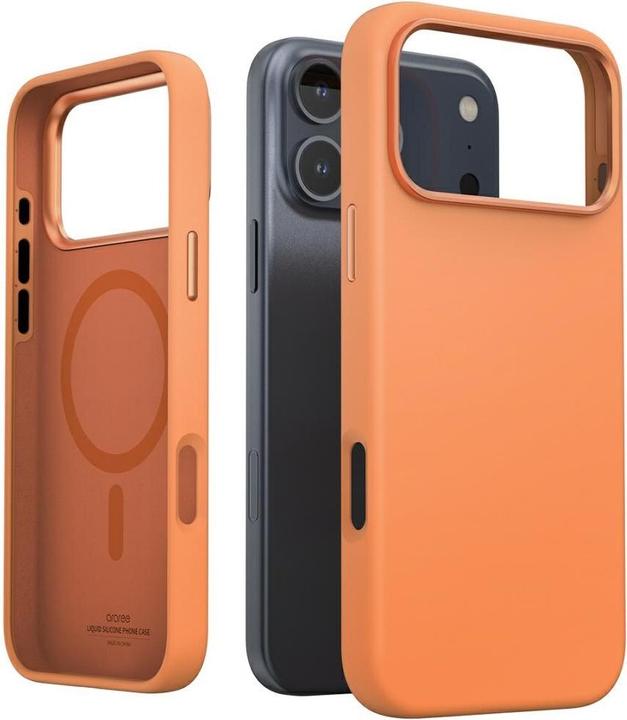 Araree Typo Skin M MagSafe Case for iPhone 17 Pro Max Orange (Apple iPhone 17 Pro Max)