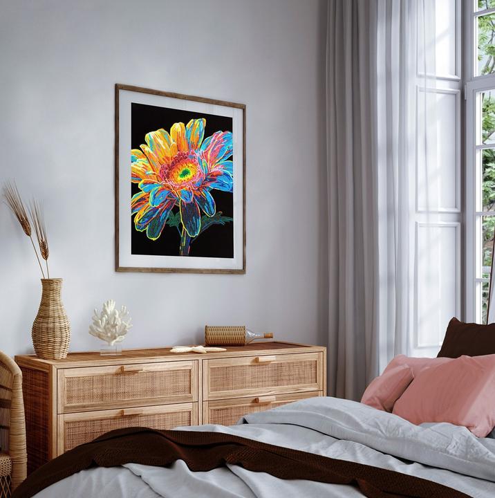Actual product image Diamond Dotz Diamond Painting Neon Gerbera