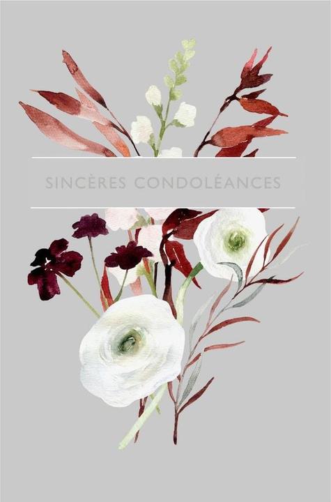 Image du produit ABC Trauerkarte FR B6 53150 Blumen (1 pcs)