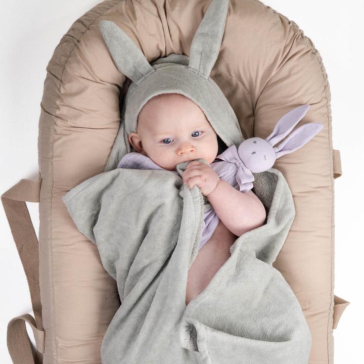 Actual product image Elodie Mineral Green Bunny (80 x 80 cm)