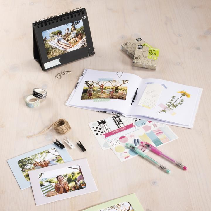 Image du produit Hama Kit créatif, Créez votre propre album avec des accessoires multiples, idée cadeau photo DIY (18 x 18 cm)