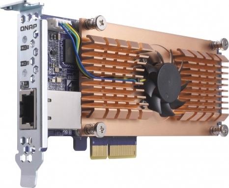 Produktbild QNAP M.2 PCIe Dual & 10-GbE-Erweiterung