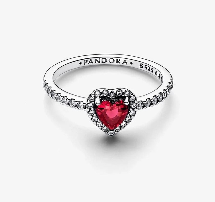 Produktbild Pandora Rotes Herz (54, 925 Silber)